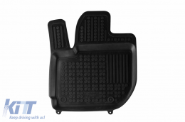 Specific rubber mat suitable for Honda Jazz after 2020, 4-piece set, black color, suitable for petrol, diesel, and hybrid.-image-6214594