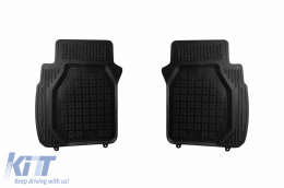Specific rubber mat suitable for Honda Jazz after 2020, 4-piece set, black color, suitable for petrol, diesel, and hybrid.-image-6214596