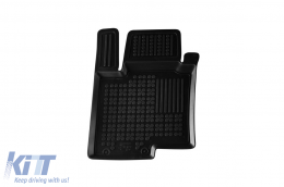 Specific rubber mat suitable for Hyundai Bayon after 2021, 3-piece set, black color-image-6215599