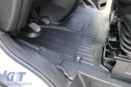 Specific rubber mat suitable for Iveco Daily VI after 2014, 1-piece set, black color, with 24-month warranty-image-6222035
