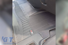 Specific rubber mat suitable for Iveco Daily VI after 2014, 1-piece set, black color, with 24-month warranty-image-6222048