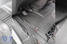 Specific rubber mat suitable for Iveco Daily VI after 2014, 1-piece set, black color, with 24-month warranty-image-6222051