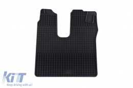 Specific rubber mat suitable for MAN TGX 2007-2020, right front passenger side, 1-piece set, black color - ABFMI6023801
