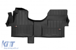 Specific rubber mat suitable for Mercedes Sprinter W906 2006-2019, 1-piece set, black color, with 24-month warranty - ABFMM6017882