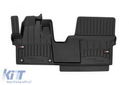 image-79-Specific rubber mat suitable for Peugeot Expert, Traveller after 2016, 1-piece set, black color, with 24-month warranty