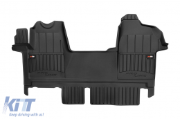 image-1-Specific rubber mat suitable for Renault Master, Opel Movano after 2010, Nissan NV400 after 2011, 1-piece set, black color, with 24-month warranty