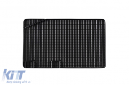Specific rubber mat suitable for VW T4 Transporter 1990-2003, rear, 71x43, 1-piece set, black color - ABFMV6022729