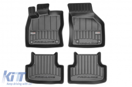 image-48-Specific rubber mats from Frogum 3D ProLine series suitable for Volkswagen Golf VII 2012-2019, T-roc after 2018, Seat Leon after 2012, 4-piece set, black color, with 24-month warranty