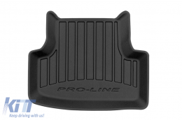 Specific rubber mats from Frogum 3D ProLine series suitable for Volkswagen Golf VII 2012-2019, T-roc after 2018, Seat Leon after 2012, 4-piece set, black color, with 24-month warranty-image-6220662