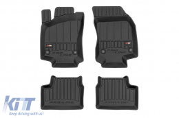 image-51-Specific rubber mats from Frogum 3D ProLine series suitable for Opel Astra H 2004-2014, Astra H GTC 2005-2010, 4-piece set, black color, with 24-month warranty