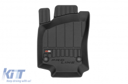 Specific rubber mats from Frogum 3D ProLine series suitable for Opel Astra H 2004-2014, Astra H GTC 2005-2010, 4-piece set, black color, with 24-month warranty-image-6220687