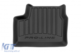 Specific rubber mats from Frogum 3D ProLine series suitable for Opel Astra H 2004-2014, Astra H GTC 2005-2010, 4-piece set, black color, with 24-month warranty-image-6220689