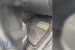 Specific rubber mats from Frogum 3D ProLine series suitable for Toyota Avensis 2009-2018, 3-piece set, black color, with 24-month warranty-image-6220936