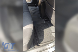 Specific rubber mats from Frogum 3D ProLine series suitable for Toyota Avensis 2009-2018, 3-piece set, black color, with 24-month warranty-image-6220938
