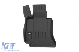 Specific rubber mats from Frogum 3D ProLine series suitable for Mercedes E class W213 after 2016, A Design GT coupe with 4 doors after 2019, 4-piece set, black color, with 24-month warranty-image-6221130
