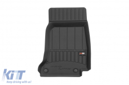 Specific rubber mats from Frogum 3D ProLine series suitable for Mercedes E class W213 after 2016, A Design GT coupe with 4 doors after 2019, 4-piece set, black color, with 24-month warranty-image-6221131