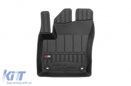 Specific rubber mats from Frogum 3D ProLine series suitable for Toyota C-HR Hybrid 2016-2023, after 2023, not suitable for PHEV, 4-piece set, black color, with 24-month warranty-image-6221149