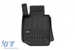Specific rubber mats from Frogum 3D ProLine series suitable for BMW 3 Series G20, G21 after 2018, 4 Series G26 Gran Coupe after 2021, 4-piece set, black color, with 24-month warranty-image-6221249