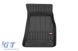 Specific rubber mats from Frogum 3D ProLine series suitable for BMW 3 Series G20, G21 after 2018, 4 Series G26 Gran Coupe after 2021, 4-piece set, black color, with 24-month warranty-image-6221250
