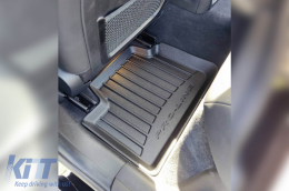 Specific rubber mats from Frogum 3D ProLine series suitable for BMW 3 Series G20, G21 after 2018, 4 Series G26 Gran Coupe after 2021, 4-piece set, black color, with 24-month warranty-image-6221255
