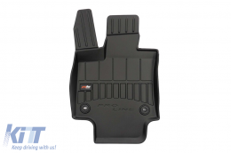 Specific rubber mats from Frogum 3D ProLine series suitable for Toyota Rav4, Rav4 Hybrid after 2018, Suzuki Across after 2020, 4-piece set, black color, with 24-month warranty-image-6221809