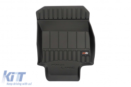 Specific rubber mats from Frogum 3D ProLine series suitable for Toyota Rav4, Rav4 Hybrid after 2018, Suzuki Across after 2020, 4-piece set, black color, with 24-month warranty-image-6221810