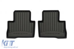 Specific rubber mats from Frogum 3D ProLine series suitable for Toyota Rav4, Rav4 Hybrid after 2018, Suzuki Across after 2020, 4-piece set, black color, with 24-month warranty-image-6221811