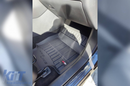 Specific rubber mats from Frogum 3D ProLine series suitable for Toyota Rav4, Rav4 Hybrid after 2018, Suzuki Across after 2020, 4-piece set, black color, with 24-month warranty-image-6221813