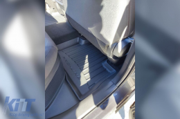 Specific rubber mats from Frogum 3D ProLine series suitable for Toyota Rav4, Rav4 Hybrid after 2018, Suzuki Across after 2020, 4-piece set, black color, with 24-month warranty-image-6221815