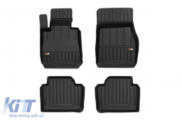 Specific rubber mats from Frogum 3D ProLine series suitable for BMW 3 Series F30, F31 2011-2018 not suitable for xDrive, 4-piece set, black color, with 24-month warranty - ABFMB6017658