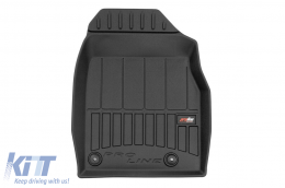 Specific rubber mats from Frogum 3D ProLine series suitable for Mazda CX-7 2006-2012 for models with front-wheel drive, 4-piece set, black color, with 24-month warranty-image-6222613