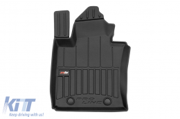 Specific rubber mats from Frogum 3D ProLine series suitable for SsangYong Korando IV after 2019, suitable for SsangYong Musso after 2018, 4-piece set, black color, with 24-month warranty-image-6222950