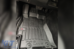 Specific rubber mats from Frogum 3D ProLine series suitable for Subaru Outback, Legacy 2009-2014 automatic, 4-piece set, black color, with 24-month warranty-image-6223314