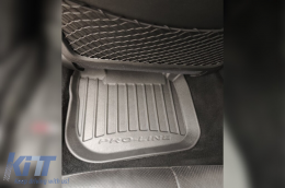 Specific rubber mats from Frogum 3D ProLine series suitable for Subaru Outback, Legacy 2009-2014 automatic, 4-piece set, black color, with 24-month warranty-image-6223316