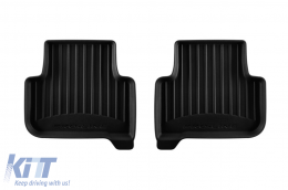 Specific rubber mats from Frogum 3D ProLine series suitable for Volkswagen Tiguan after 2024, petrol and diesel, not suitable for Mild Hybrid, 4-piece set, black color, with 24-month warranty-image-6224084