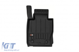 Specific rubber mats from Frogum 3D ProLine series suitable for BMW 3 Series E90 sedan, E91 wagon 2004-2012 xDrive, 4-piece set, black color, with 24-month warranty-image-6224162