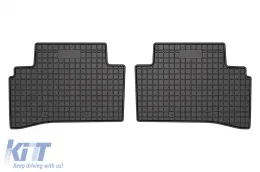 Specific rubber mats from Frogum El Toro series suitable for Kia Sportage V petrol after 2021, not suitable for Hybrid, 4-piece set, black color-image-6250813