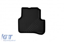 Specific rubber mats from Frogum No. 77 series suitable for VW Passat B6, B7 2005-2014, CC 2008-2017, 4-piece set, black color-image-6226518