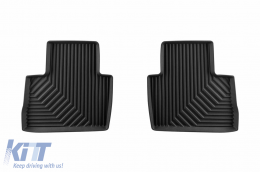 Specific rubber mats from Frogum No. 77 series suitable for Toyota Rav4 with automatic transmission after 2019, 4-piece set, black color-image-6227218