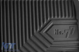 Specific rubber mats from Frogum No. 77 series suitable for Toyota Rav4 with automatic transmission after 2019, 4-piece set, black color-image-6227219