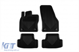 image-6-Specific rubber mats from Geyer & Hosaja DEEP series suitable for VW Golf VII 2012-2019, Golf VIII with speedometer after 2019, Seat Leon III 2013-2019, Seat Leon IV after 2020, 4-piece set, black col