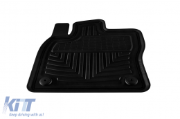 Specific rubber mats from Geyer & Hosaja DEEP series suitable for VW Golf VII 2012-2019, Golf VIII with speedometer after 2019, Seat Leon III 2013-2019, Seat Leon IV after 2020, 4-piece set, black col-image-6228446