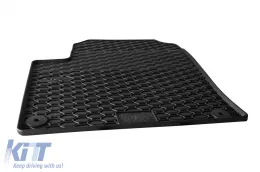 Specific rubber mats from Geyer & Hosaja suitable for Ford Galaxy 1995-2006, Seat Alhambra, VW Sharan 1995-2010, 5 seats, 3-piece set, black color-image-6227415