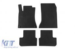 image-42-Specific rubber mats from Geyer & Hosaja suitable for Mercedes GLA X156 2013-2020, A class W176 2012-2018, B class W246 2011-2019, 4-piece set, black color