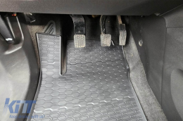 Specific rubber mats from Geyer & Hosaja suitable for Opel Mokka 2012-2019, Chevrolet Trax 2013-2019, 4-piece set, black color-image-6228287