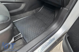 Specific rubber mats from Geyer & Hosaja suitable for Opel Mokka 2012-2019, Chevrolet Trax 2013-2019, 4-piece set, black color-image-6228289