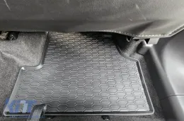 Specific rubber mats from Geyer & Hosaja suitable for Opel Mokka 2012-2019, Chevrolet Trax 2013-2019, 4-piece set, black color-image-6228290