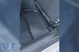 Specific rubber mats from Geyer & Hosaja suitable for Volkswagen Polo, Seat Ibiza, Seat Arona Crossover after 2017, Audi A1, Skoda Fabia, Volkswagen T-Cross after 2018, Taigo after 2020, 4-piece set, -image-6228387