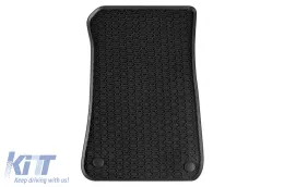 Specific rubber mats from Geyer & Hosaja suitable for BMW X1 E84 2009-2015, Series 1 E81, E87 2004-2011, E88, E82 2007-2013, 4-piece set, black color-image-6228412