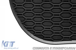 Specific rubber mats from Geyer & Hosaja suitable for BMW X1 E84 2009-2015, Series 1 E81, E87 2004-2011, E88, E82 2007-2013, 4-piece set, black color-image-6228417